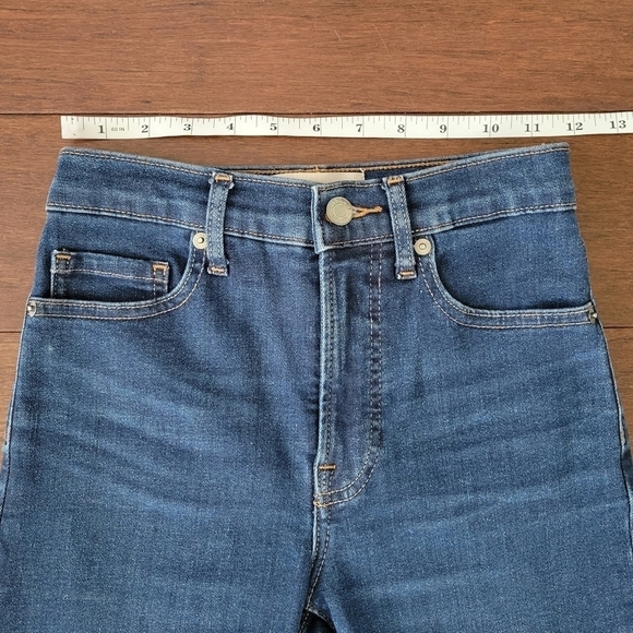 Everlane High Rise Skinny Ankle Length Stretch Denim Jeans Womens Size 23 Waist - Picture 7 of 11